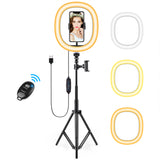 Henscoqi Ring light,12" Selfie Ring Light with 3 color modes